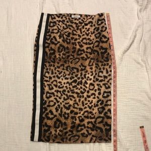 Leopard Print Sport Pencil Skirt